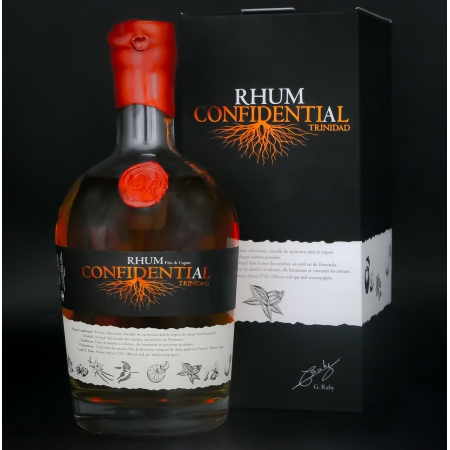 Rum by Confidential Trinidad finish in Cognac cask limited edition
