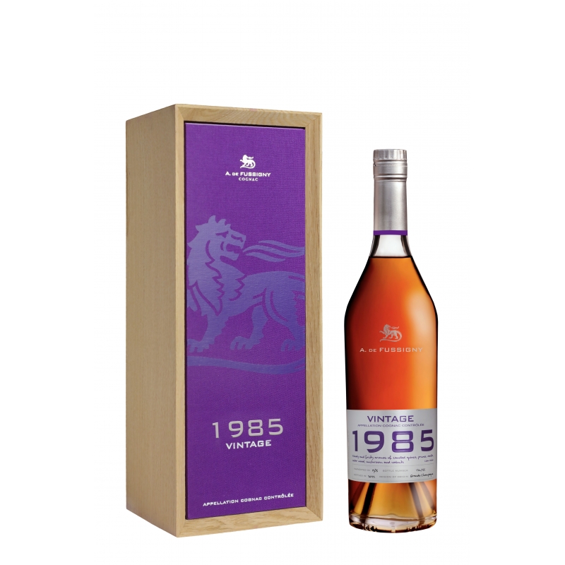 Millésime 1985 Grande Champagne Cognac A. de Fussigny édition limitée